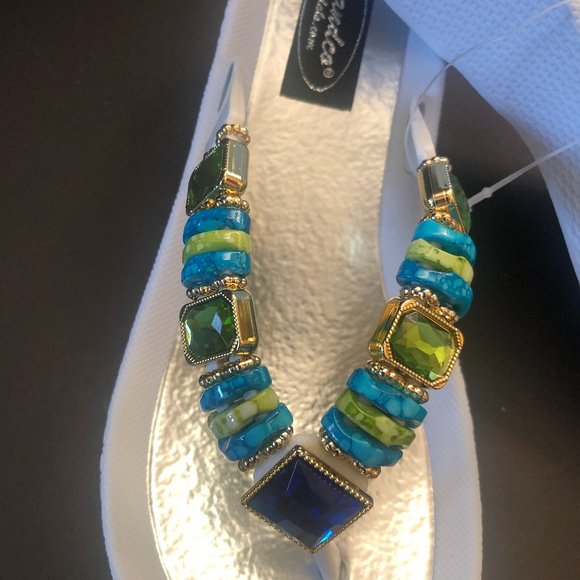 Grandco Sandals  ~ Jade ~ White Sole - Picture 2 of 4